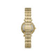 Fossil ES4735 ženski sat Carlie Mini Gold Tone Stainless Steel White Mother Of Pear Dial 28mm