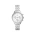 Fossil ES5217 ženski sat Neutra Chronograph Silver Tone Mother of Pearl Dial 36mm