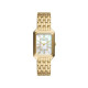 Fossil ES5304 ženski sat Raquel pravougaono kućište Gold Tone Cirkon Mother of Pearl Dial Roman Numerals 26mm