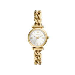 Fossil ES5329 ženski sat Carlie Mini Gold Tone D-Link Roman Numerals 28mm
