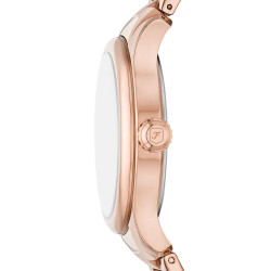 Fossil ES5394 ženski sat Gilmore Rose Gold Tone Sunray Dial Roman Numerals 38mm