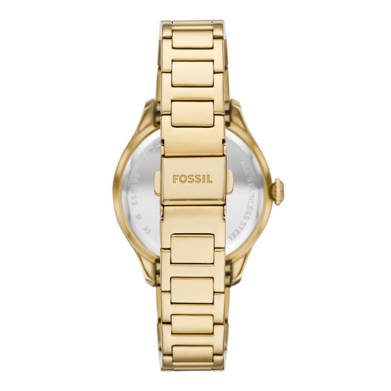 Fossil ES5395 ženski sat Gilmore Gold Tone Sunray Dial Roman Numerals 38mm