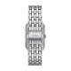Fossil ES5402 ženski sat Raquel pravougaono kućište Silver Tone Cirkon Sky Blue Mother of Pearl Dial Roman Numerals 26mm