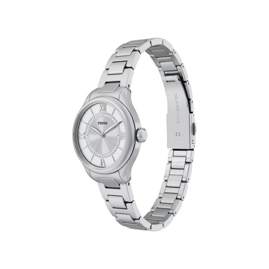 Fossil ES5419 ženski sat Gilmore Mini Silver Tone Sunray Dial 28mm