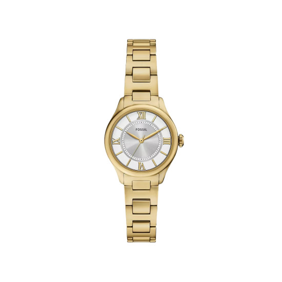Fossil ES5421 ženski sat Gilmore Mini Gold Tone Satin Sunray Dial 28mm