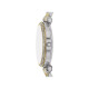 Fossil ES5438 ženski sat Carlie Mini Two Tone Silver Gold Cirkon Deep Blue Sunray Dial 28mm