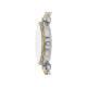 Fossil ES5439 ženski sat Carlie Mini Two Tone Silver Gold Cirkon Deep Green Sunray Dial 28mm