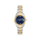 Fossil ES5443 ženski sat Scarlette Two Tone Silver Gold Deep Blue Sunray Dial 33mm
