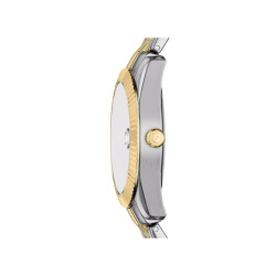 Fossil ES5443 ženski sat Scarlette Two Tone Silver Gold Deep Blue Sunray Dial 33mm