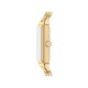 Fossil ES5452 ženski sat Raquel pravougaono kućište Gold Tone Sunray Green Dial Roman Numerals 23mm