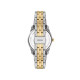 Fossil ES5458 ženski sat Scarlette Day Date Two Tone Silver Gold Black Sunray Dial 34mm