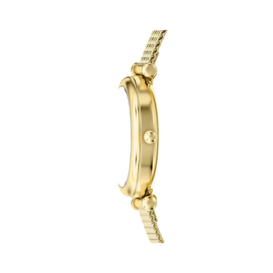 Fossil ES5462 ženski sat Carlie Mini Gold Tone Mesh Band Mother of Pearl Dial 28mm