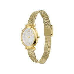 Fossil ES5462 ženski sat Carlie Mini Gold Tone Mesh Band Mother of Pearl Dial 28mm