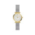 Fossil ES5463 ženski sat Carlie Mini Two Tone Silver Gold Mesh Band Mother of Pearl Dial 28mm