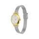Fossil ES5463 ženski sat Carlie Mini Two Tone Silver Gold Mesh Band Mother of Pearl Dial 28mm