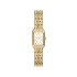 Fossil ES5467 ženski sat Raquel Mini pravougaono kućište Gold Tone Roman Numerals White Satin Dial 18mm