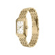 Fossil ES5467 ženski sat Raquel Mini pravougaono kućište Gold Tone Roman Numerals White Satin Dial 18mm