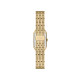 Fossil ES5467 ženski sat Raquel Mini pravougaono kućište Gold Tone Roman Numerals White Satin Dial 18mm