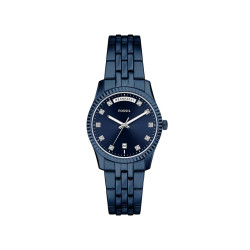 Fossil ES5476 ženski sat Scarlette Navy Blue Stainless Steel Date Day Monochromatic Sunray Dial 34mm
