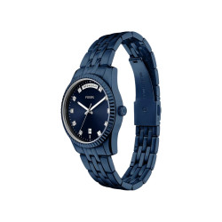 Fossil ES5476 ženski sat Scarlette Navy Blue Stainless Steel Date Day Monochromatic Sunray Dial 34mm