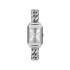 Fossil ES5477 ženski sat Raquel Silver Tone Stainless Steel pravougaoni Sunray Silver Dial Edition 23mm