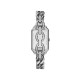 Fossil ES5477 ženski sat Raquel Silver Tone Stainless Steel pravougaoni Sunray Silver Dial Edition 23mm