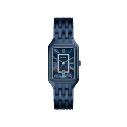 Fossil ES5479 ženski sat Raquel Navy Blue Stainless Steel pravougaoni Monochromatic Blue Mother of Pearl Dial 26mm