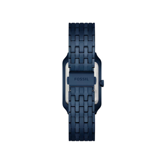 Fossil ES5479 ženski sat Raquel Navy Blue Stainless Steel pravougaoni Monochromatic Blue Mother of Pearl Dial 26mm