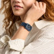 Fossil ES5479 ženski sat Raquel Navy Blue Stainless Steel pravougaoni Monochromatic Blue Mother of Pearl Dial 26mm