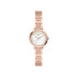 Fossil Heidi ES5502 ženski sat Mini Classic Rose Gold Tone Stainless Steel White Mother of Pearl Dial 26mm