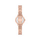 Fossil Heidi ES5502 ženski sat Mini Classic Rose Gold Tone Stainless Steel White Mother of Pearl Dial 26mm