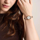 Fossil Heidi ES5502 ženski sat Mini Classic Rose Gold Tone Stainless Steel White Mother of Pearl Dial 26mm