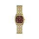 Fossil Harlow ES5511 ženski sat Octagonal Gold Tone Roman Numerals & Burgundu Sunray Dial 27mm Timeless Elegance NOVO