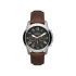 Fossil FS4813 muški sat Grant Chronograph Bestseller Classic Roman Numerals kožni kaiš Deep Brown Dark Gray Dial Rose Gold Detail 44mm