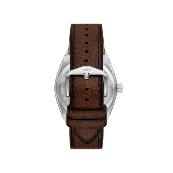 Fossil FS6071 muški sat Everett kožni kaiš Brown Champagne Dial Edition 42mm
