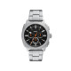 Fossil FS6095 muški sat Machine Chronograph Stainless Steel Bestseller Black Dial Orange Detail 44mm