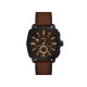 Fossil FS6101 muški sat Machine Chronograph kožni kaiš Brown Dark Mocha Dial 44mm