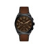 Fossil FS6108 muški sat Everett Chronograph kožni kaiš Deep Brown Dark Mocha Dial 44mm