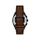 Fossil FS6108 muški sat Everett Chronograph kožni kaiš Deep Brown Dark Mocha Dial 44mm