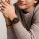 Fossil FS6108 muški sat Everett Chronograph kožni kaiš Deep Brown Dark Mocha Dial 44mm
