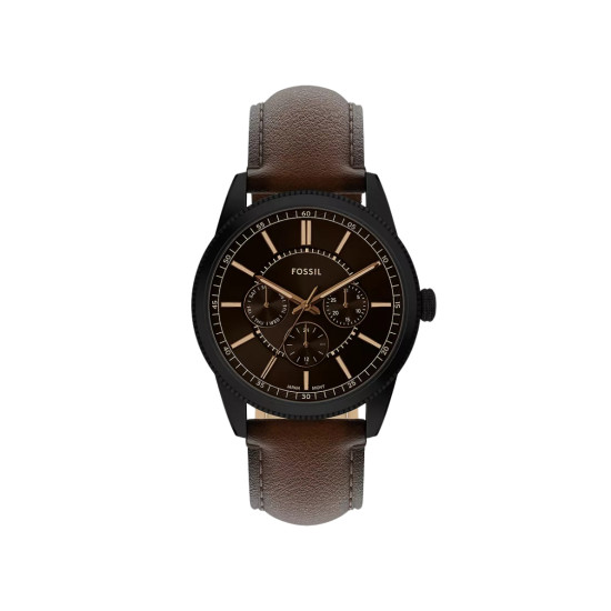 Fossil FS6138 muški sat Pearson Multifunction kožni kaiš Deep Brown Dark Mocha Dial 42mm