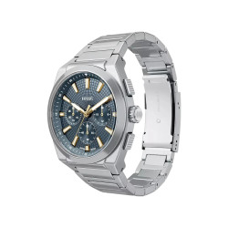 Fossil FS6154 muški sat Everett Chronograph Sport Elegance Details Petrol Blue Waffle Dial 44mm
