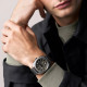 Fossil FS6160 muški sat Machine Chronograph Gunmetal Stainless Steel Gold Detail Gray Dial 44mm