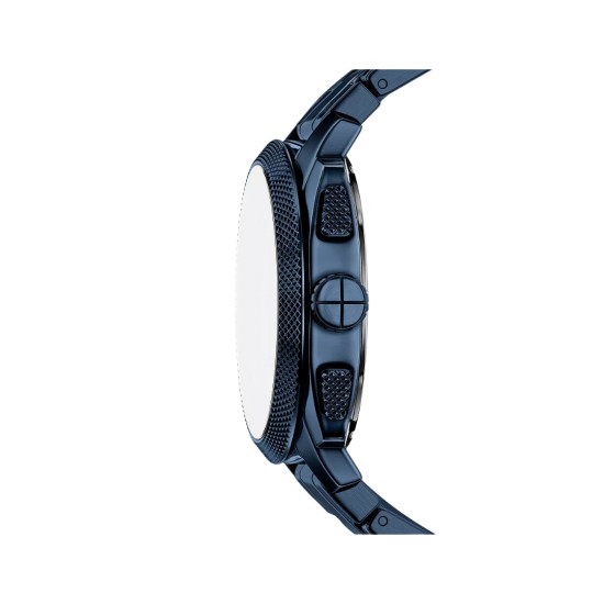 Fossil FS6167 muški sat Machine Chronograph Navy Blue Stainless Steel Monochromatic Textured Details Dial 44mm