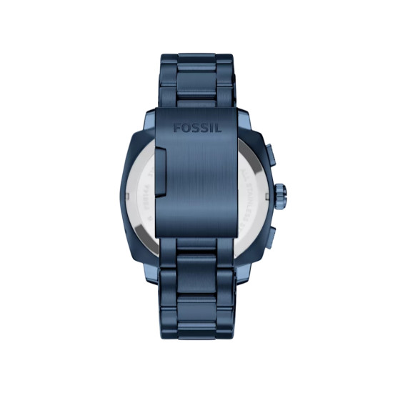 Fossil FS6167 muški sat Machine Chronograph Navy Blue Stainless Steel Monochromatic Textured Details Dial 44mm