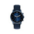 Fossil FS6168 muški sat Neutra Chronograph Navy Blue Minimalist kožni kaiš Sunray Slim Dial 44mm
