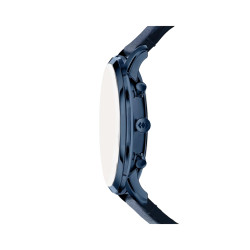 Fossil FS6168 muški sat Neutra Chronograph Navy Blue Minimalist kožni kaiš Sunray Slim Dial 44mm