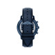 Fossil FS6168 muški sat Neutra Chronograph Navy Blue Minimalist kožni kaiš Sunray Slim Dial 44mm