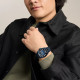 Fossil FS6169 muški sat Everett Navy Blue Stainless Steel Monochromatic Textured Details Sunray Dial 42mm