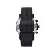 Fossil JR1354 muški sat Nate Chronograph XL All Black kožni kaiš 50mm 10ATM